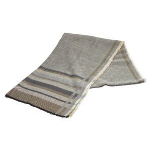 Gucci GG Pattern Gray Multicolor Wool Silk Viscose Polyester Ladies Gucci